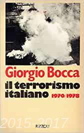Copertina di Il terrorismo italiano, 1970-1978